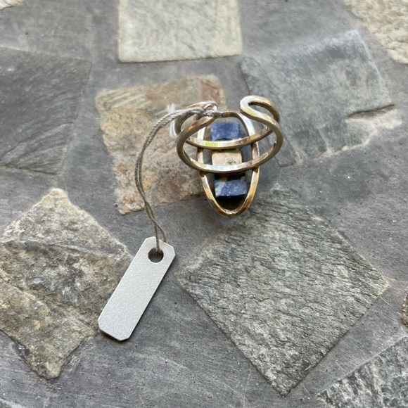 Lapis Lazio sterling silver ring - Picture 10 of 13